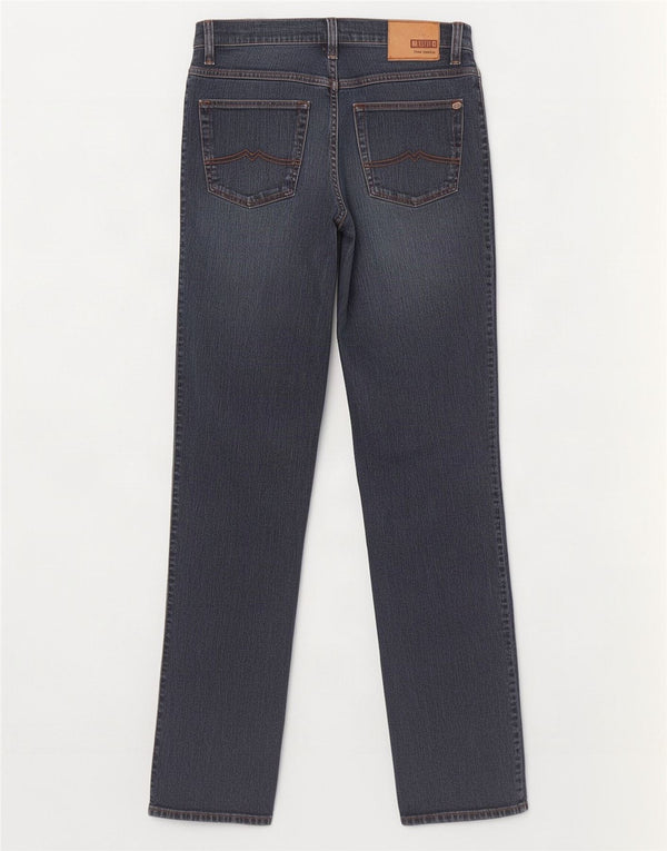 Mustang Hommes Tramper Slim Fit Taille Moyenne Jean Droit W34 L34 Bleu Coton