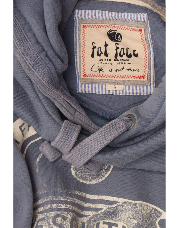 Fat Face Pull à capuche graphique pour hommes, petit, bleu