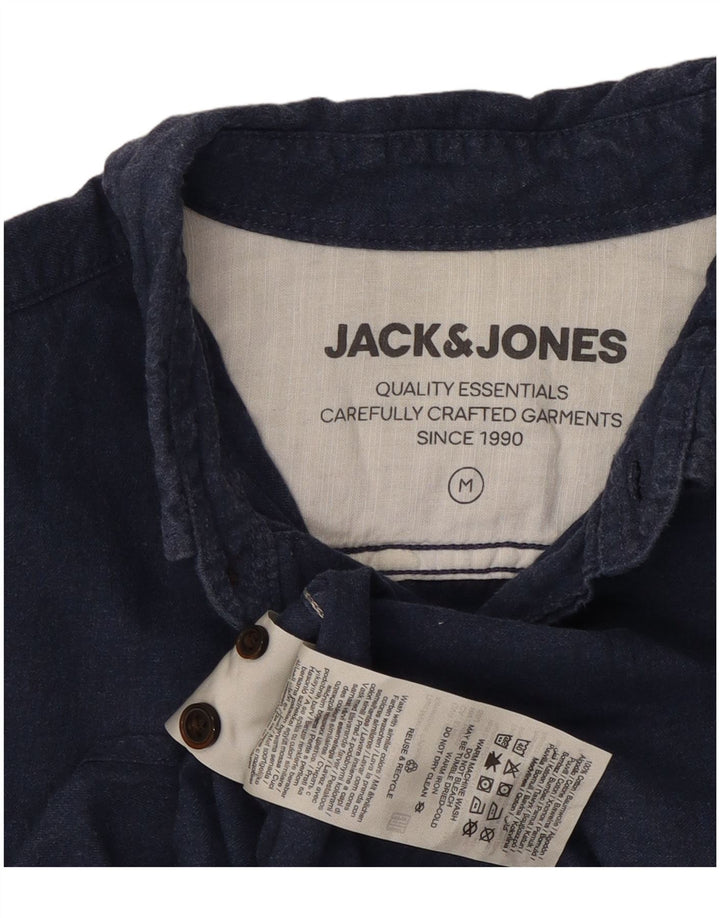 Jack & Jones Chemise Homme Bleu Marine Moyen Coton
