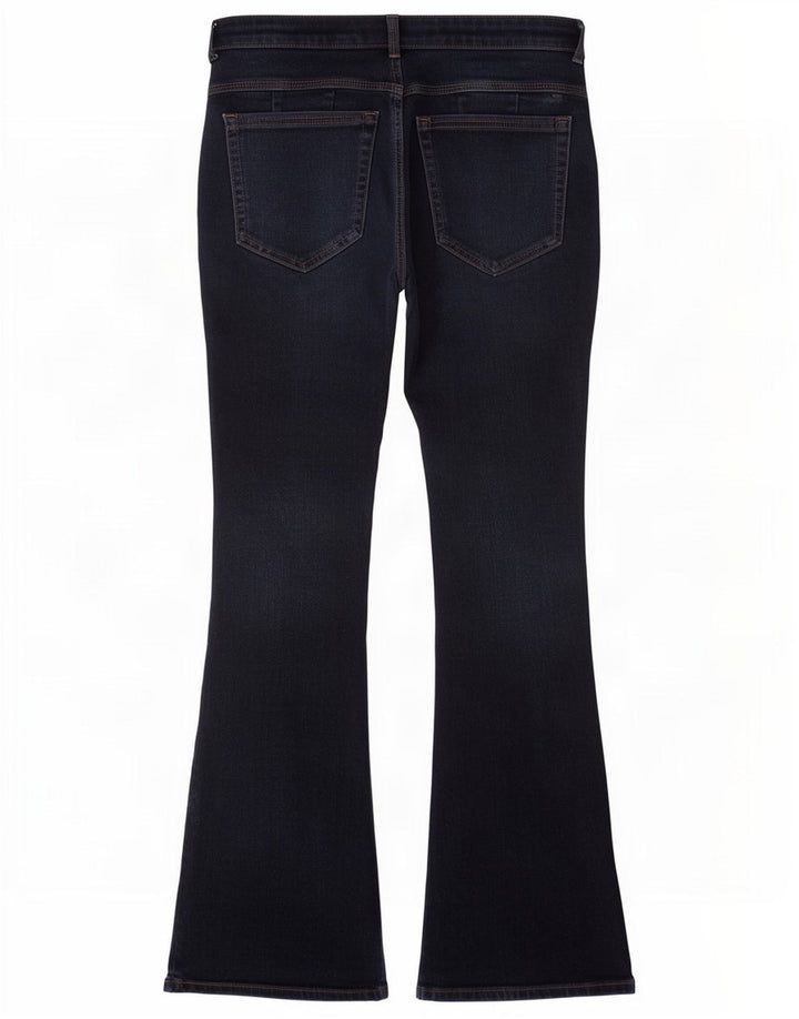 Marks & Spencer Jean évasé pour femme UK 12 Medium W30 L27 Bleu marine
