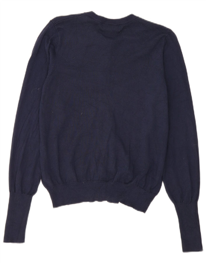 Marks & Spencer Cardigan pour femme en viscose bleu marine moyen UK 12