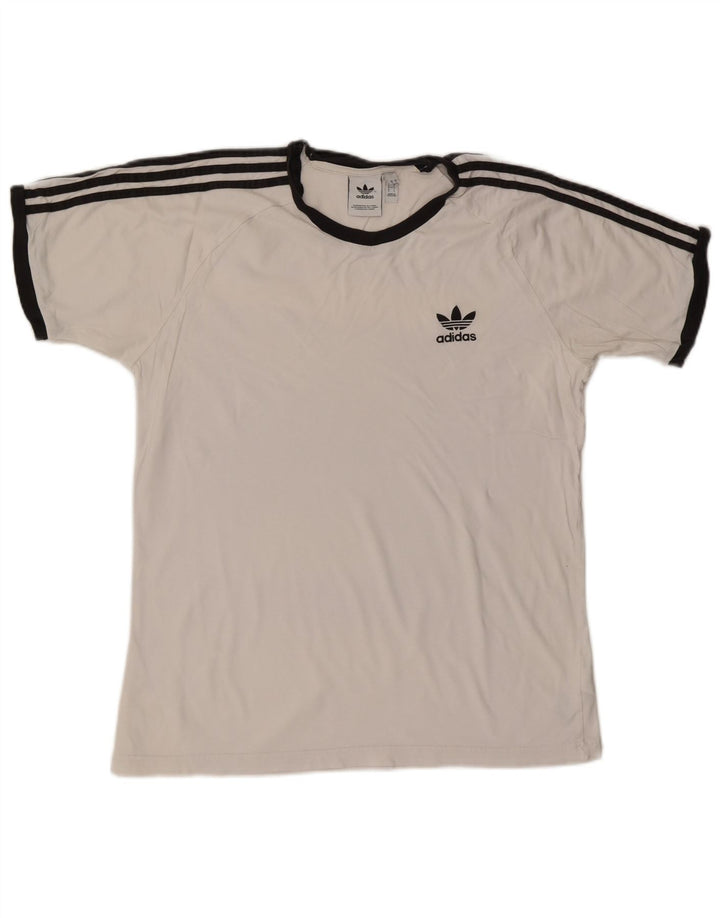 ADIDAS T-Shirt Homme Grand Blanc Coton