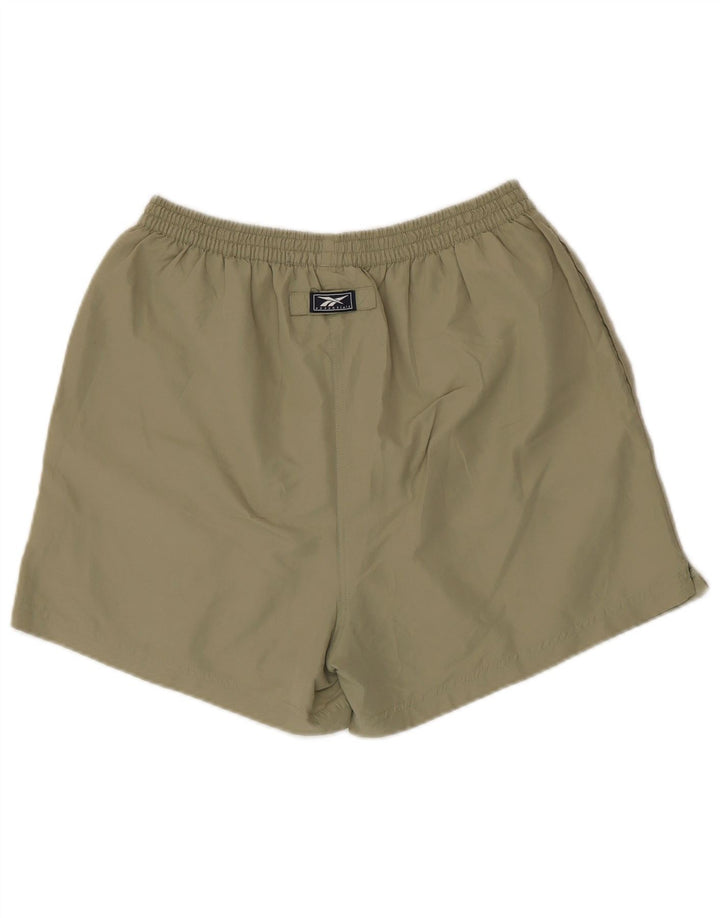 Reebok Short de Bain Homme Kaki Moyen