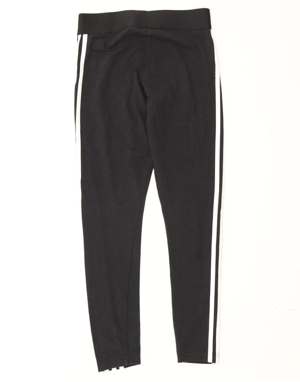 Adidas Leggings Femme UK 8/10 Petit Noir Coton