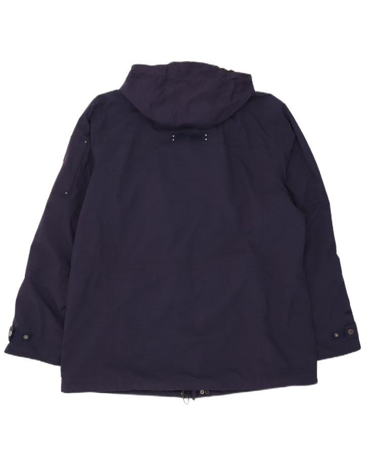 Schoffel Veste utilitaire à capuche pour homme UK 48 4XL Bleu marine