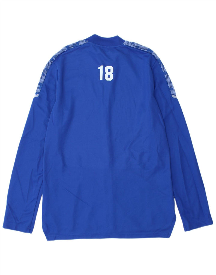 Adidas Veste de survêtement pour femme UK 12/14 Bleu moyen Polyester
