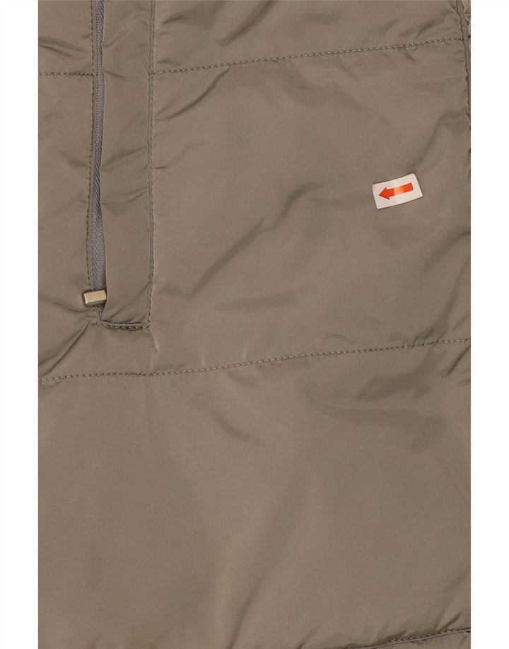 Max Mara Manteau matelassé réversible à capuche pour femme UK 10 Small Beige Polyamide