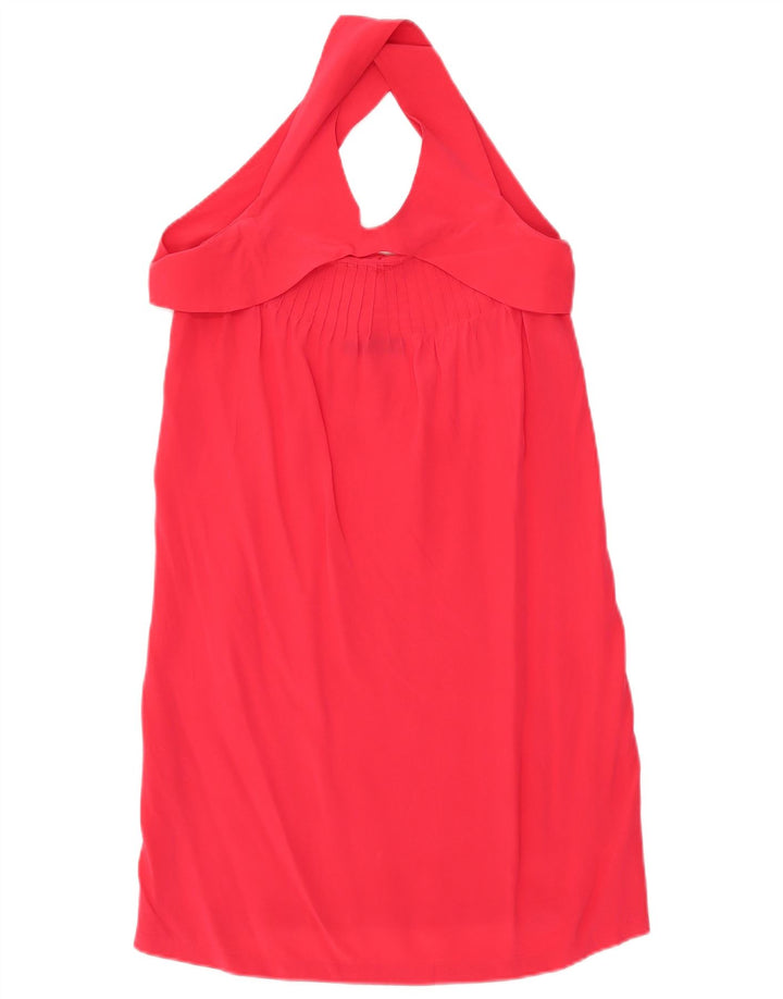 Liu Jo Femme Robe Licou IT 42 Soie Rouge Moyen
