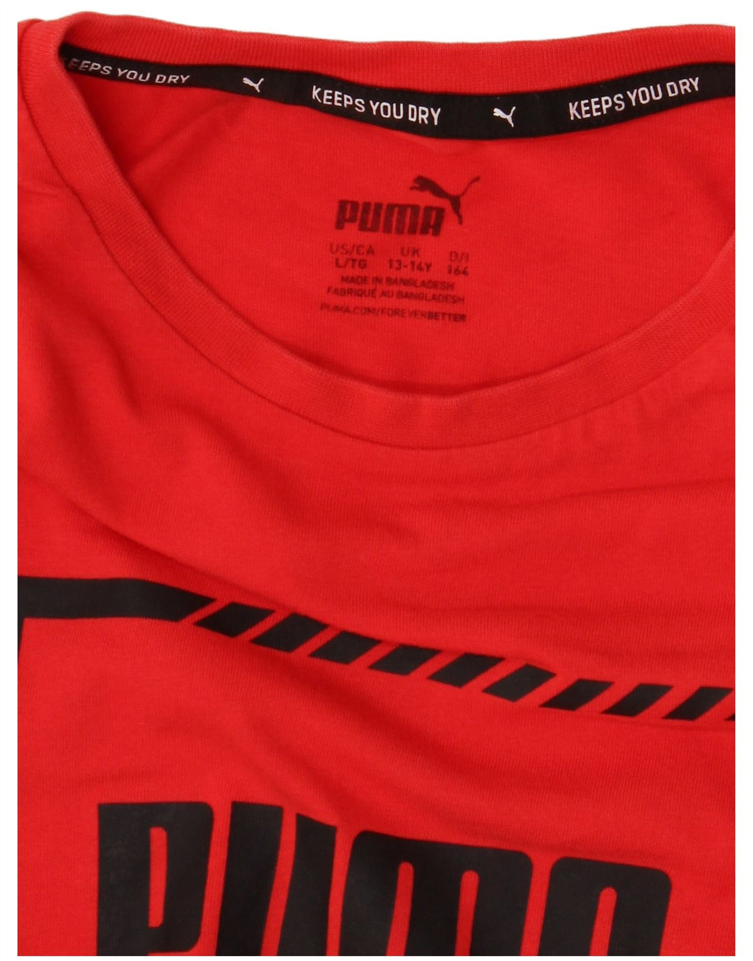 Puma T-Shirt Graphique Garçon 13-14 ans Rouge