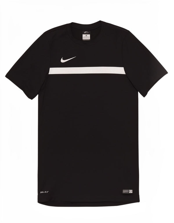 Nike T-shirt pour homme en polyester color block noir moyen