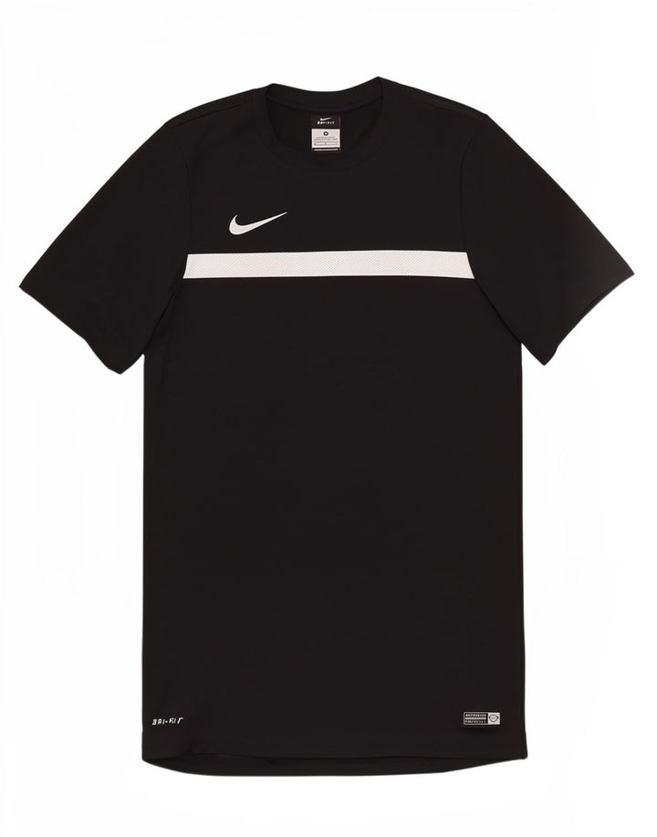 Nike T-shirt pour homme en polyester color block noir moyen