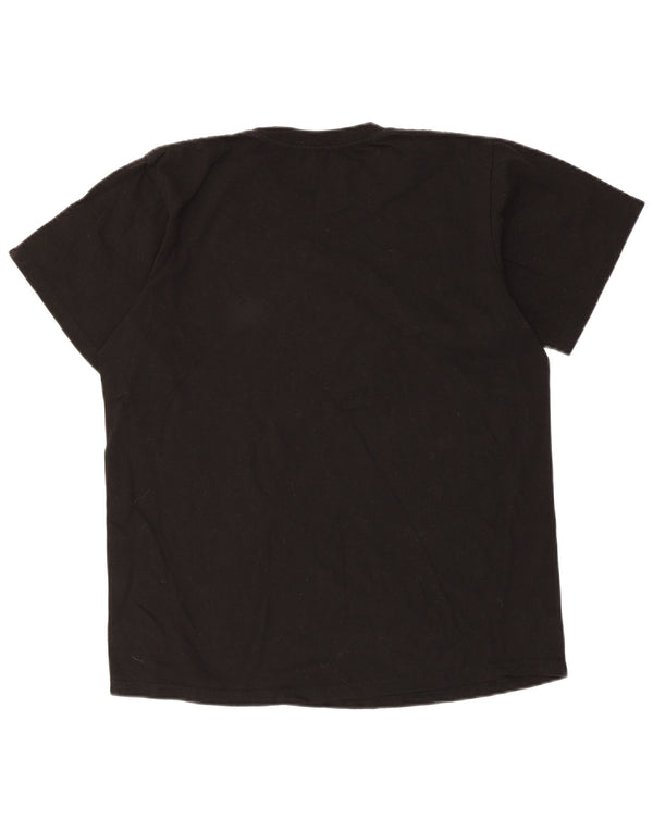 Hard Rock Cafe Séville T-shirt graphique pour femme en coton noir moyen UK 14