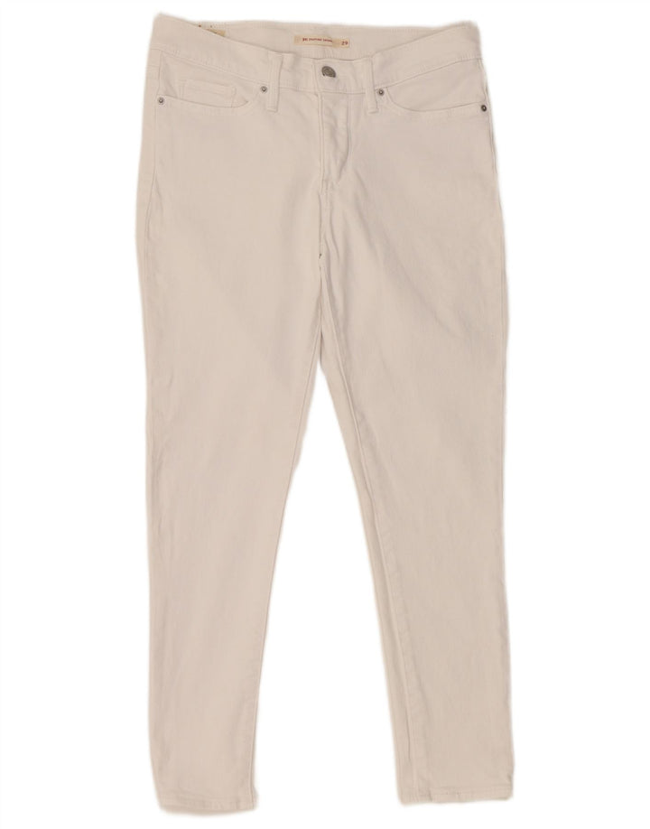 LEVI'S Jean Skinny 311 Shaping Femme W29 L26 Coton Blanc
