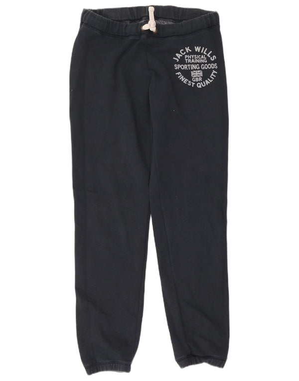 Jack Wills Pantalon de survêtement pour femme Joggers UK 8 Small W32 L30 Bleu marine