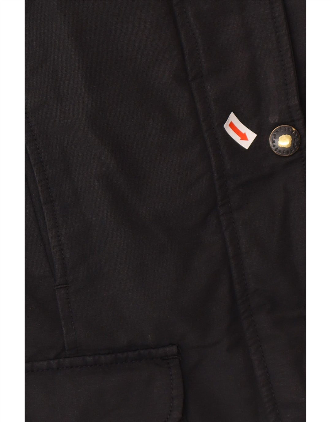 Refrigue Parka à capuche pour femme UK 10 Small Noir Coton