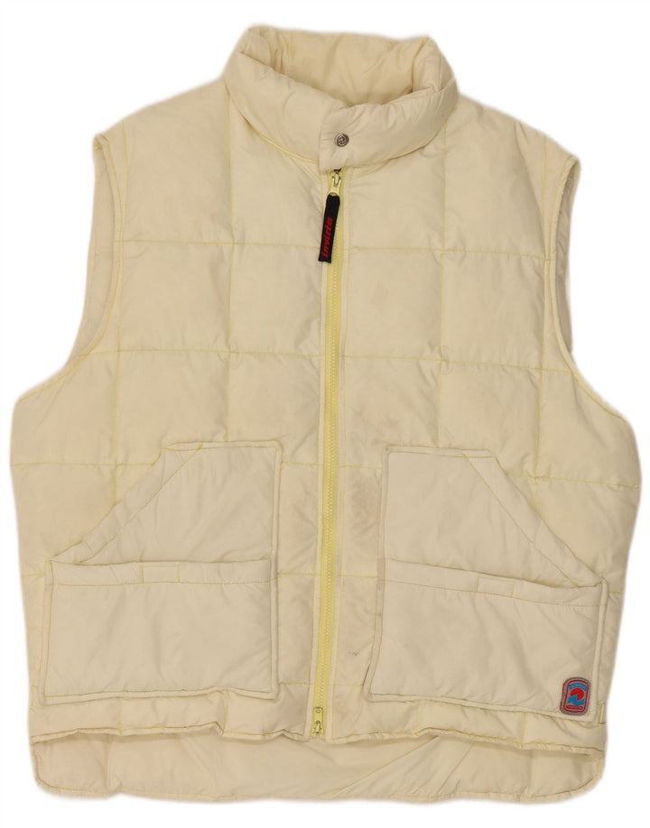 Invicta Gilet rembourré pour homme IT 52 XL en nylon blanc cassé