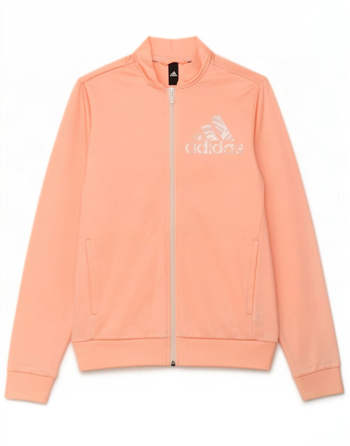 Adidas Veste de survêtement graphique pour femme UK 12 Rose moyen