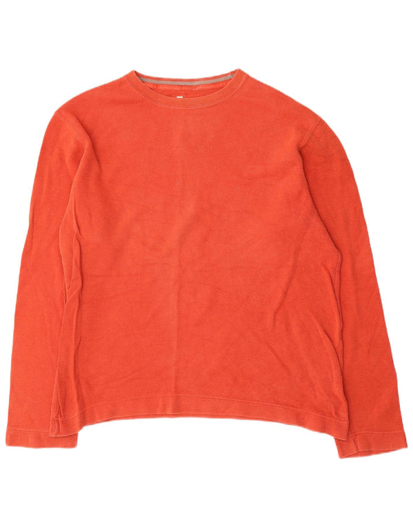 Gap Haut Homme Manches Longues Grand Coton Orange