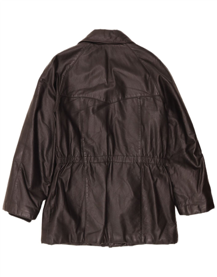 veste en cuir homme vintage IT 48 Medium Noir