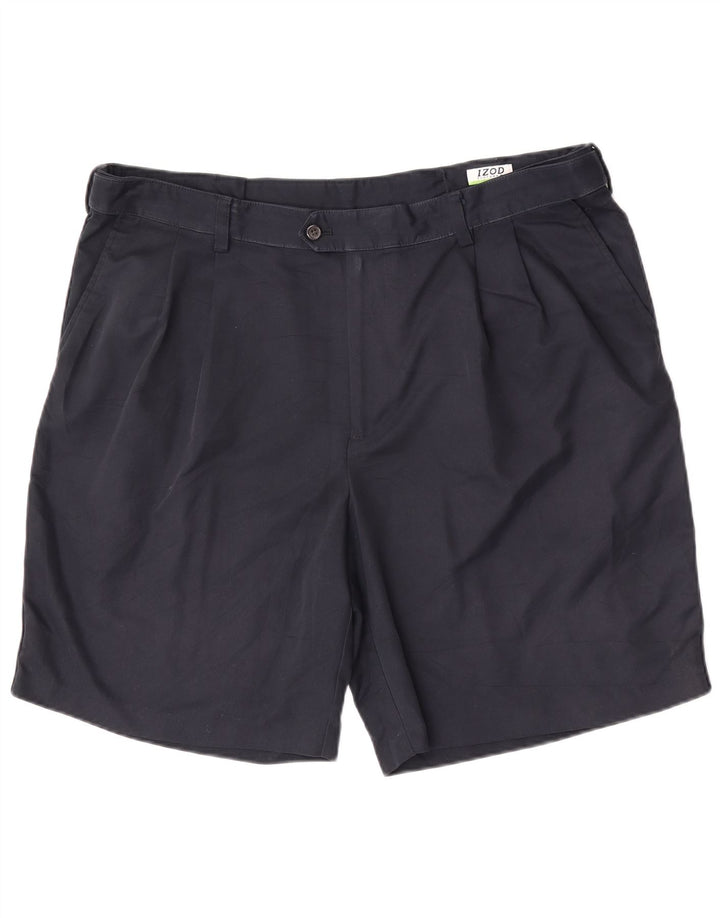 Izod Short Chino Homme W42 2XL Bleu Marine Polyester