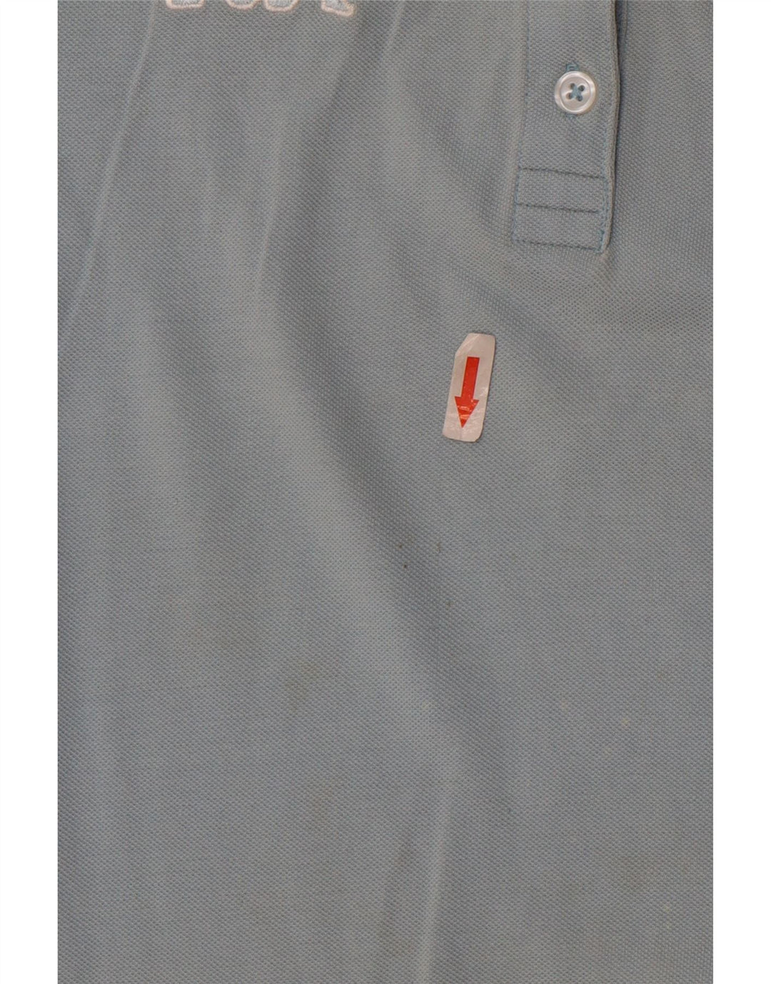 Kappa Polo Femme UK 12 Bleu Moyen Coton