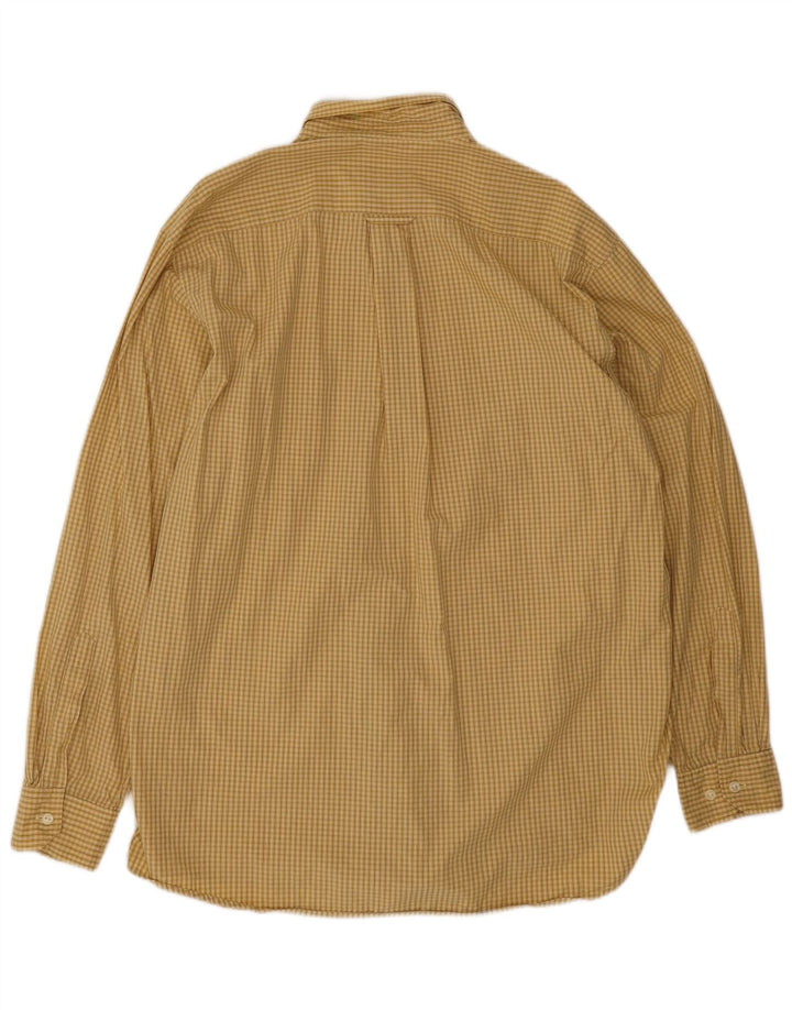 Hugo Boss Chemise Homme Grand Carreau Jaune