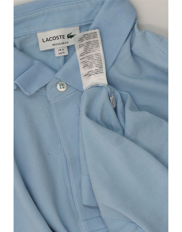 Lacoste Polo coupe classique pour homme taille 4 bleu moyen en coton