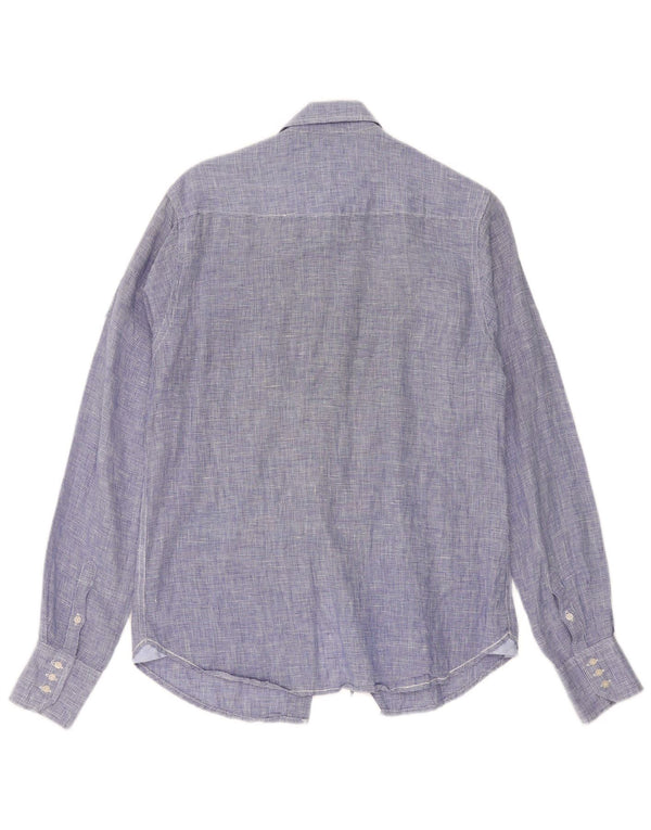 Scotch & Soda Chemise Homme Petit Bleu Pied-de-Poule