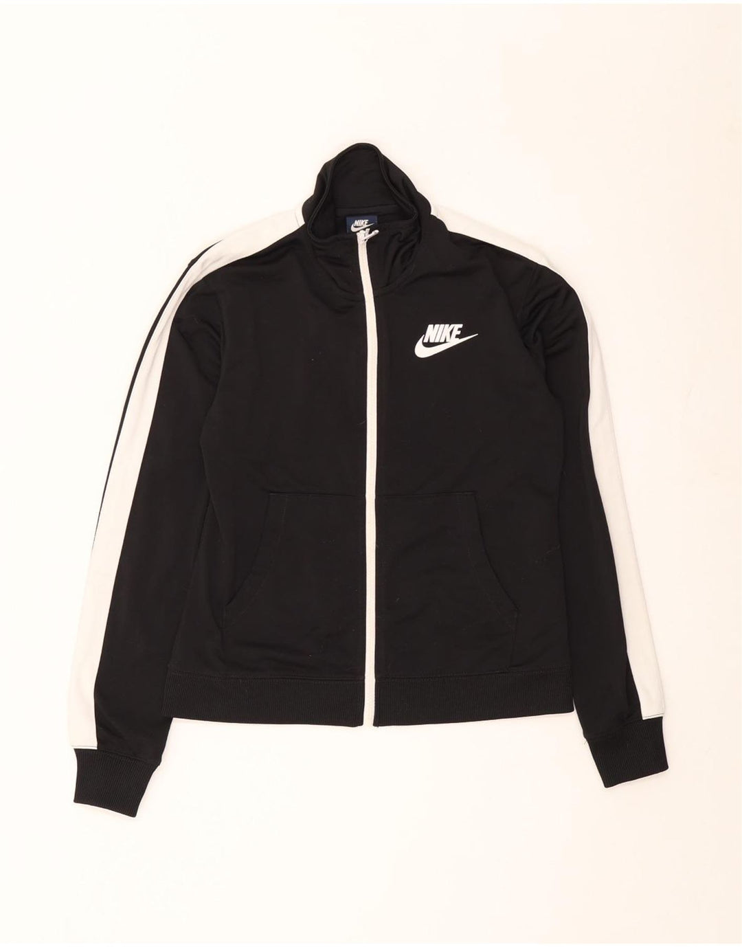Nike Veste de survêtement pour homme XS Noir Colorblock Polyester