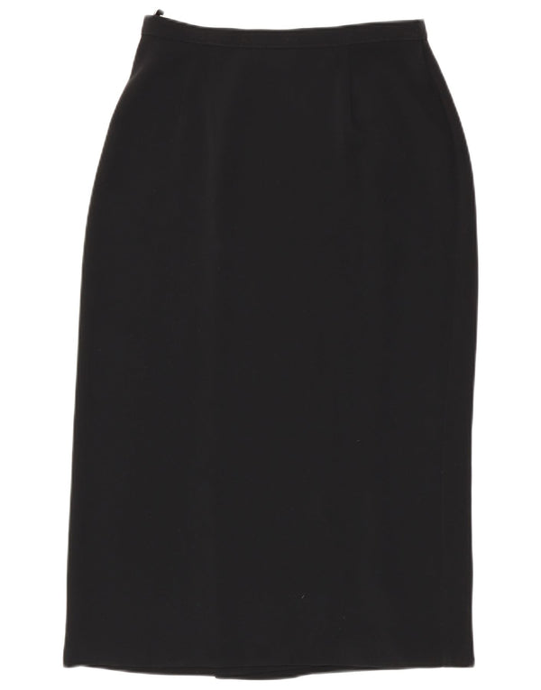 Marks & Spencer Jupe portefeuille pour femme UK 12 Medium W28 Noir Polyester