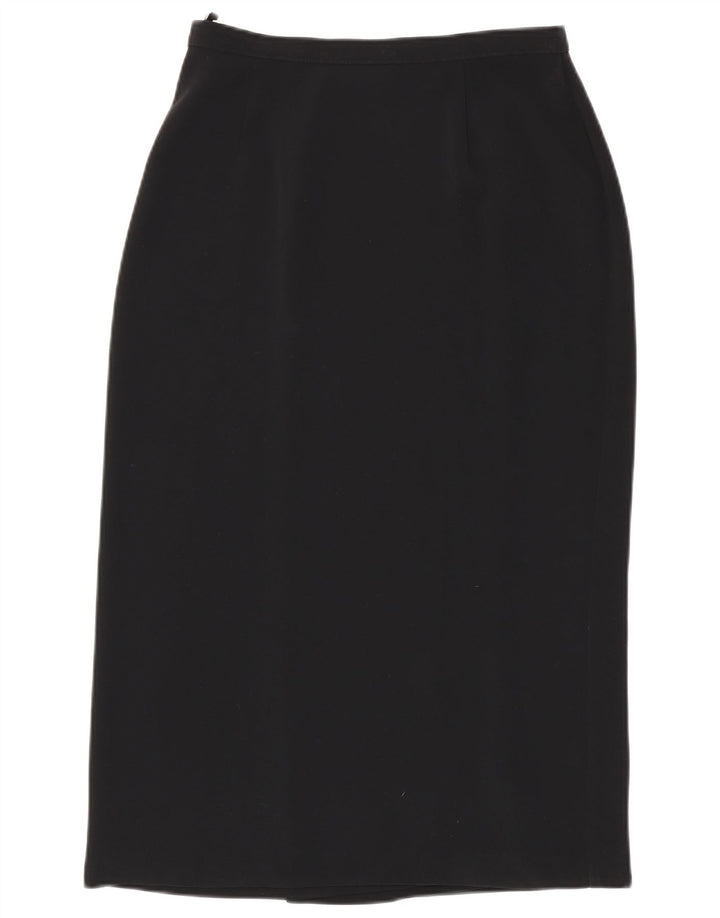 Marks & Spencer Jupe portefeuille pour femme UK 12 Medium W28 Noir Polyester