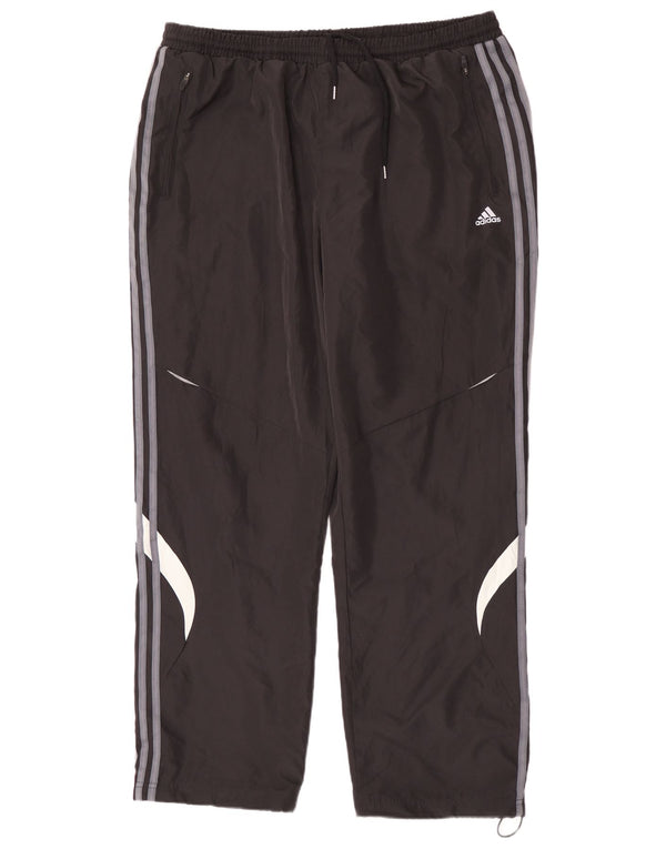 Adidas Pantalon de survêtement Climalite pour homme 2XL Noir Colorblock