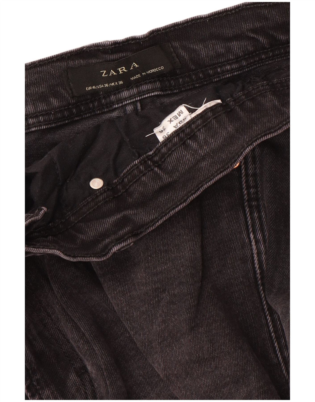 Zara Jean Slim Homme EU 46 XL W36 L30 Gris