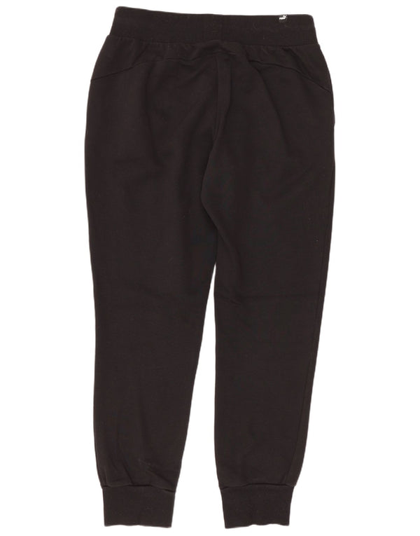 Puma Pantalon de survêtement pour femme Joggers UK 10 Small Noir Coton