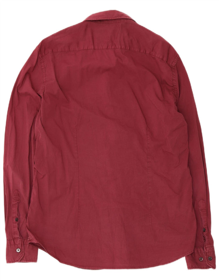 Chemise Homme Gas XL Coton Bordeaux