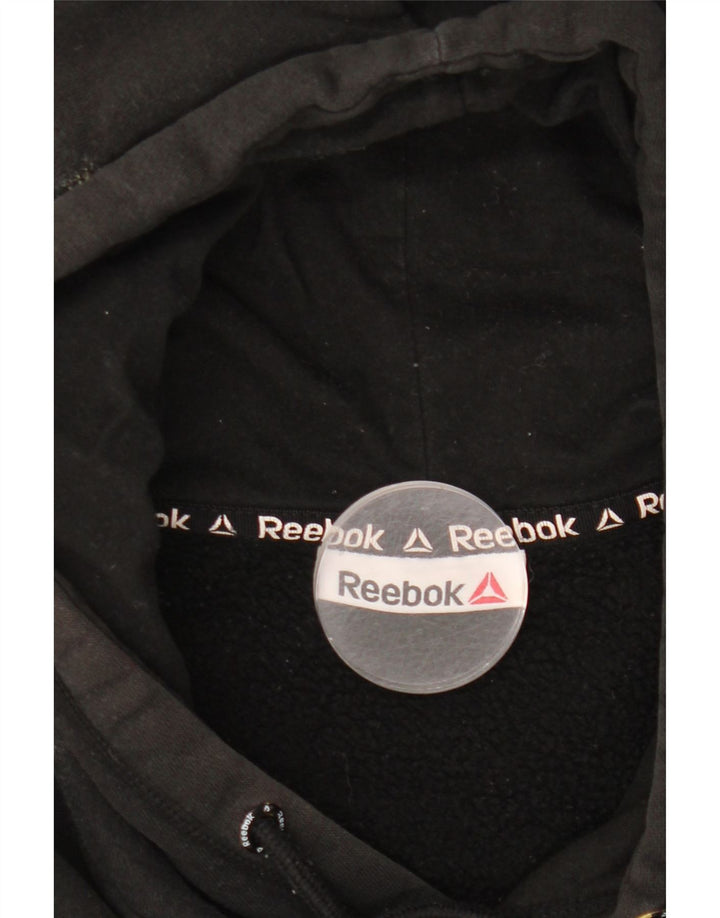 Reebok Pull à Capuche Graphic Homme Noir Large