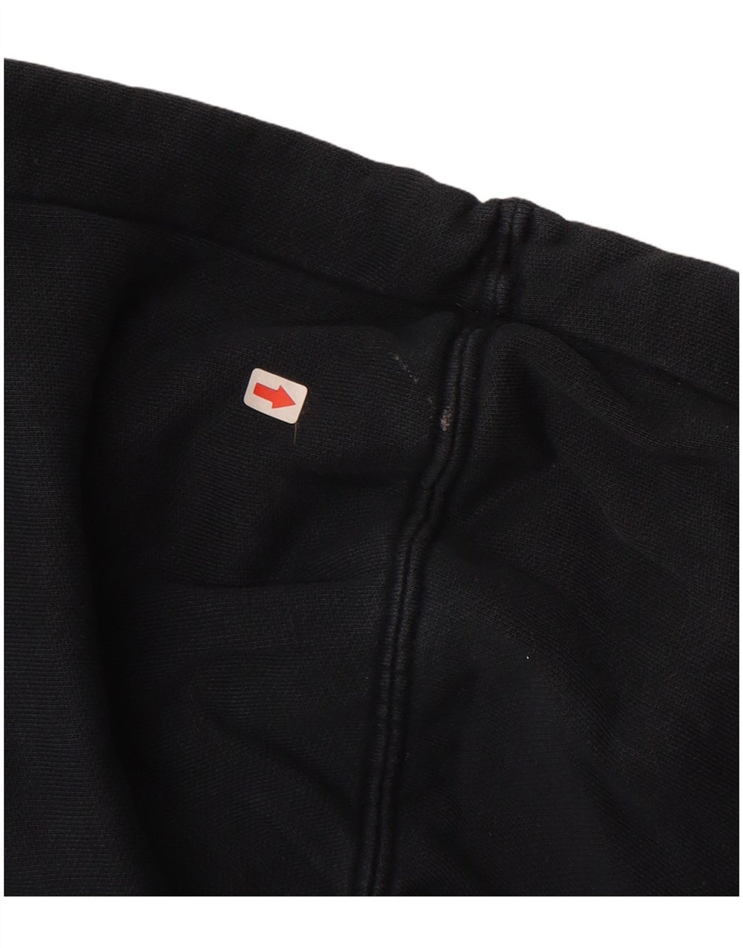 PUMA Pull à capuche zippé graphique pour femme UK 10 Petit coton noir