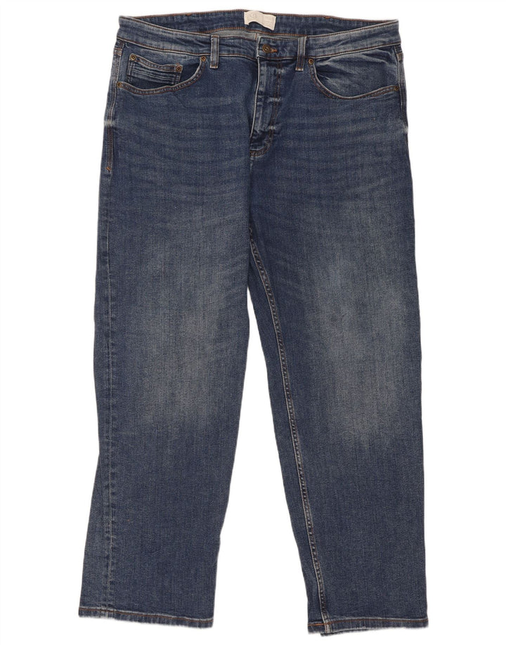 Marks & Spencer Jean ample homme W38 L31 bleu marine coton