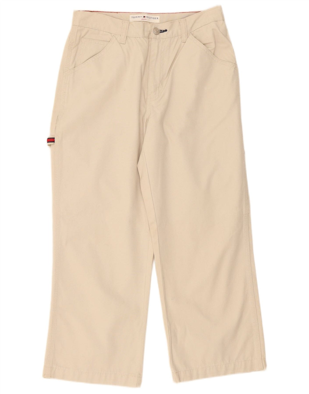 Tommy Hilfiger Pantalon cargo court pour femme US 6 Medium W28 L24 Blanc