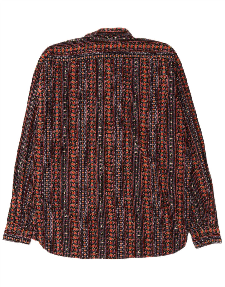 Chemise Homme Vintage XL Géométrique Multicolore