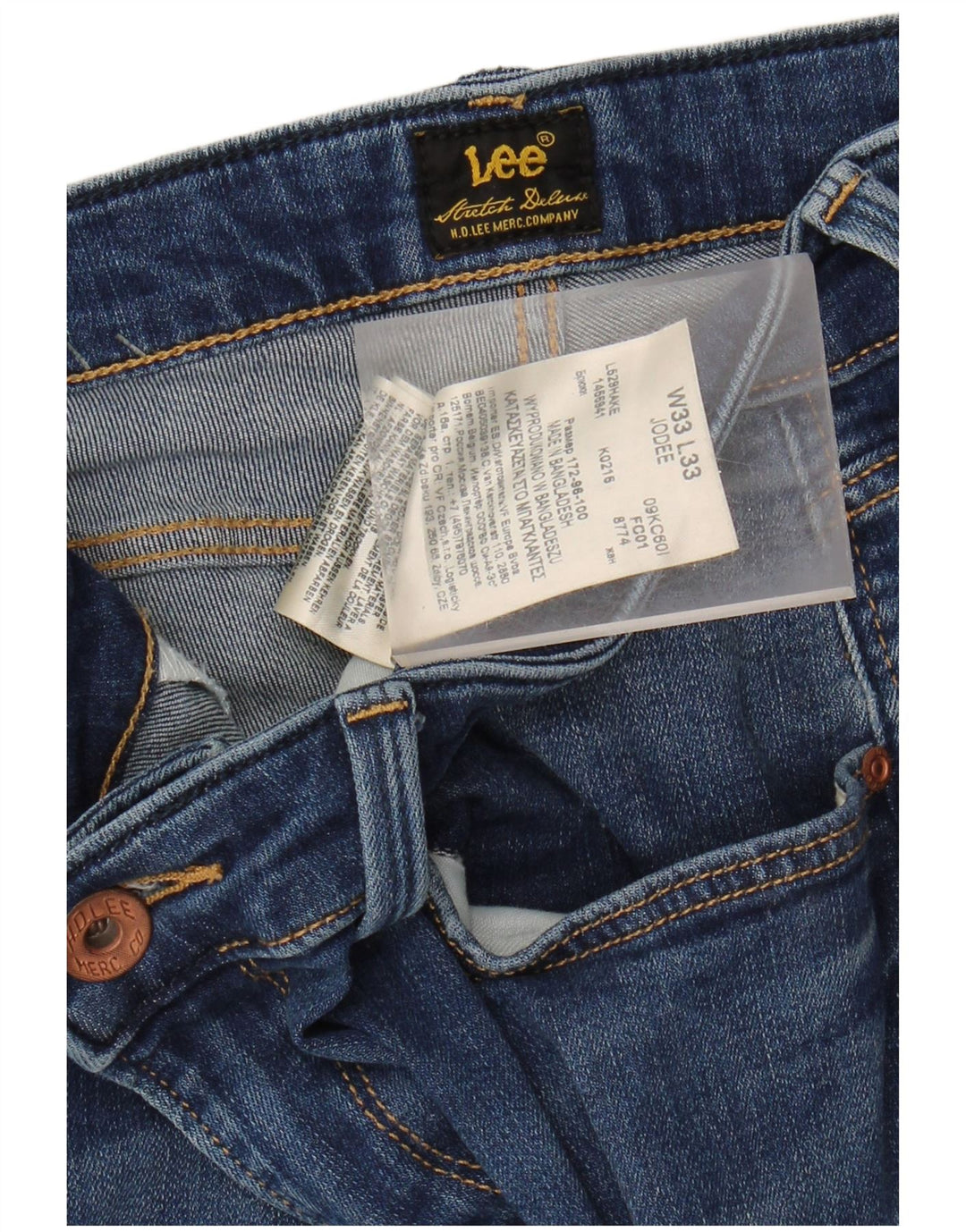 Lee Jean Jodee Skinny Femme W33 L28 Bleu Coton