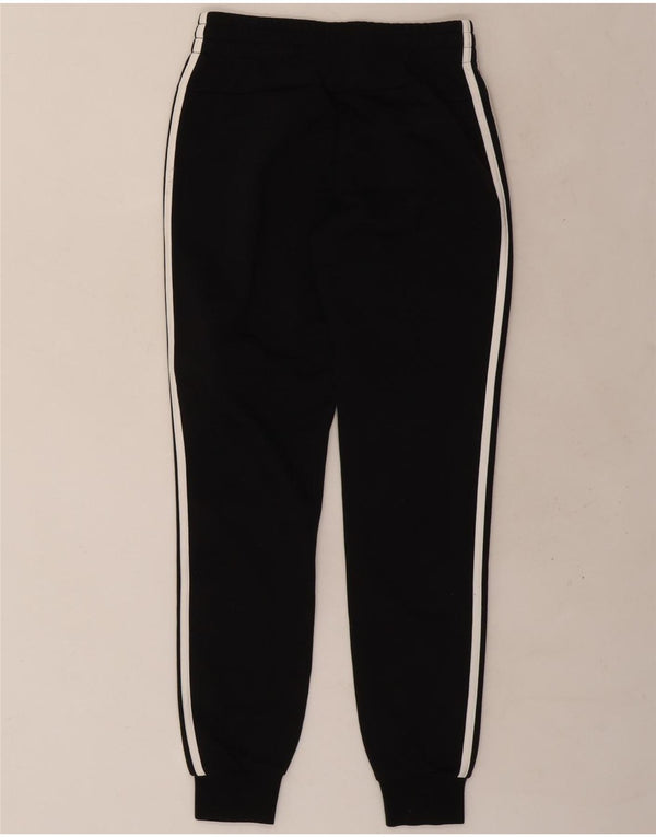 Adidas Pantalon de survêtement pour femme Joggers UK 4/6 XS Noir Coton