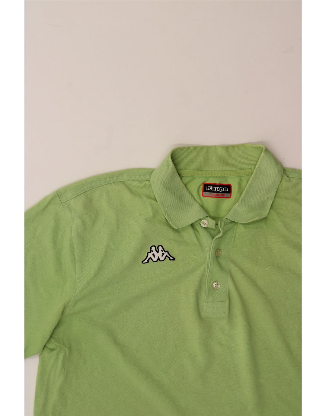 KAPPA Mens Polo Shirt 2XL Green Vintage Kappa and Second-Hand Kappa from Messina Hembry 
