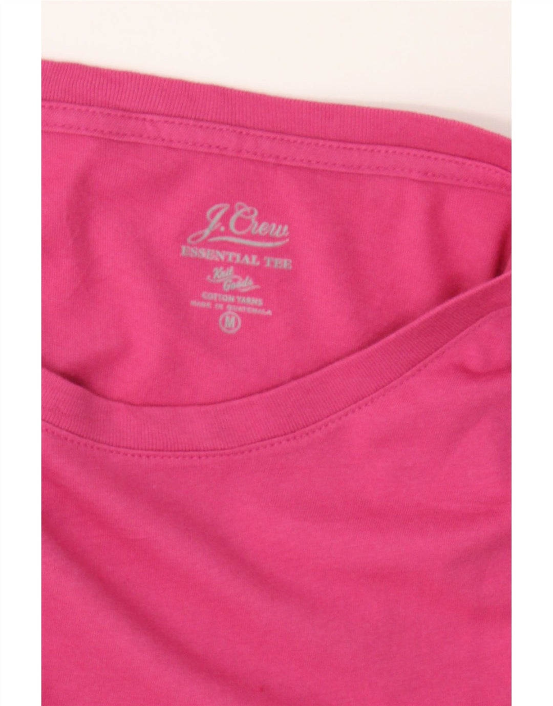 J. CREW Womens Long Sleeve Blouse Top UK 12 Medium Pink Cotton Vintage J. Crew and Second-Hand J. Crew from Messina Hembry 