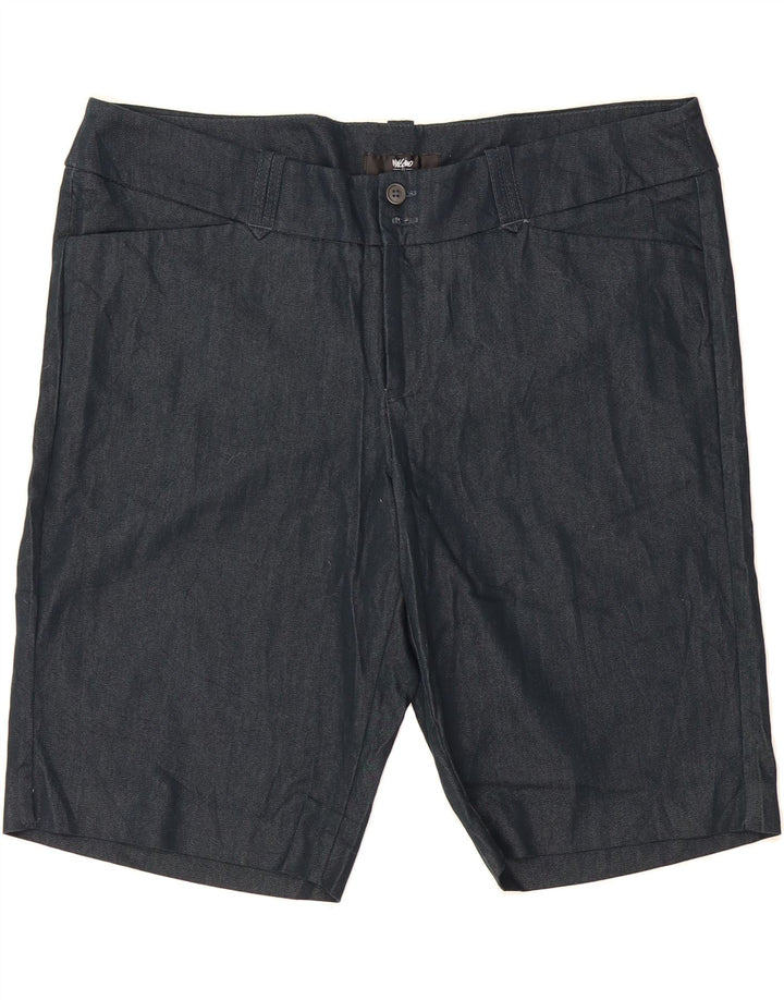 MOSSIMO Womens Stretch Denim Shorts US 14 XL W38  Navy Blue Cotton Vintage Mossimo and Second-Hand Mossimo from Messina Hembry 