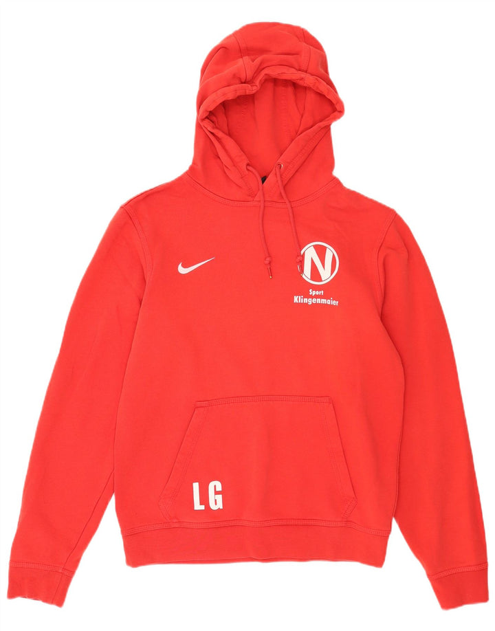 Nike Pull à capuche pour homme en coton rouge Taille S