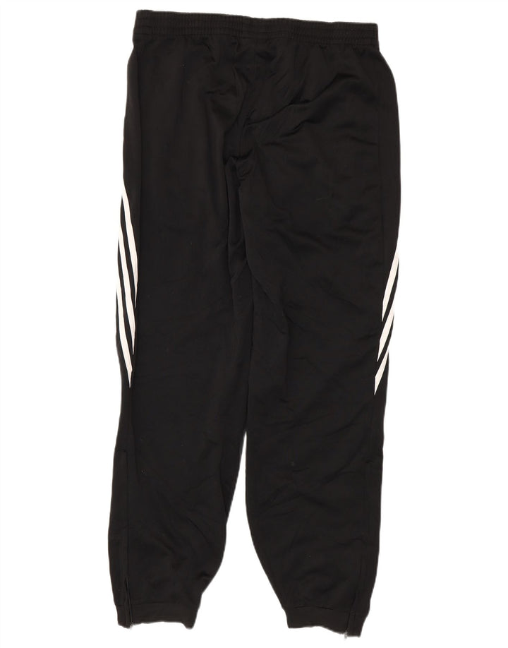 ADIDAS Mens Tracksuit Trousers Joggers Large  Black Polyester