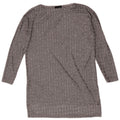 Zara Femme Top Manches Longues UK 12 Gris Moyen