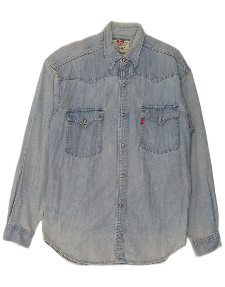 Levi's Chemise en Jean Homme Bleu Moyen