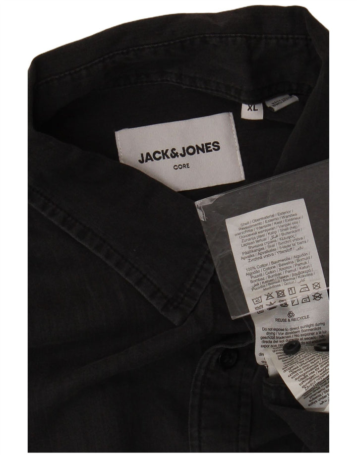 Jack & Jones Chemise en Jean XL Gris Coton Homme